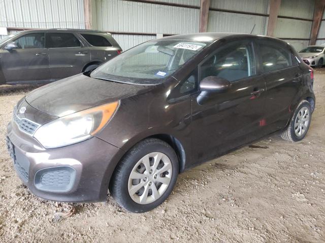 KIA RIO EX 2012 with VIN KNADN5A31C6012407 - Photo from auction