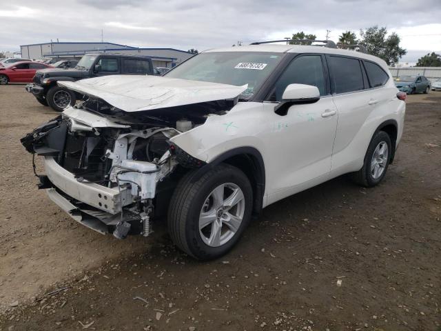 TOYOTA HIGHLANDER 2020 with VIN 5TDZZRAH4LS502937 - Photo from auction