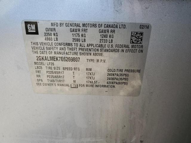 Foto 14 de la subasta – 2014 GMC TERRAIN SL con VIN 2GKALMEK7E6269807