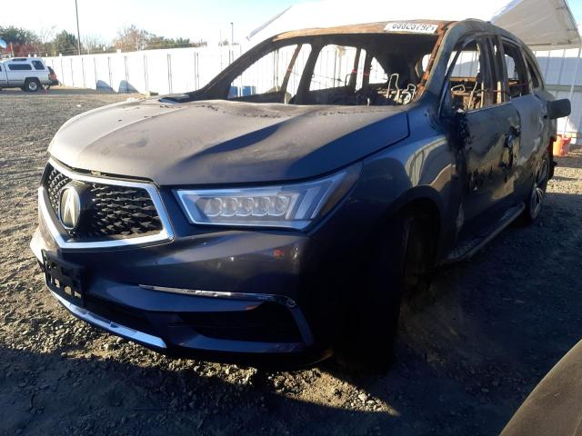 ACURA MDX 2017 with VIN 5FRYD3H38HB001531 - Photo from auction