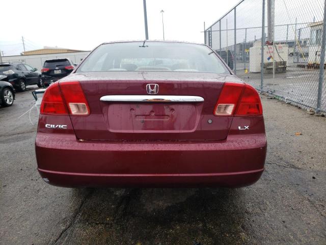 Photo 6 from auction – 2002 HONDA CIVIC LX with VIN 1HGES16682L026396