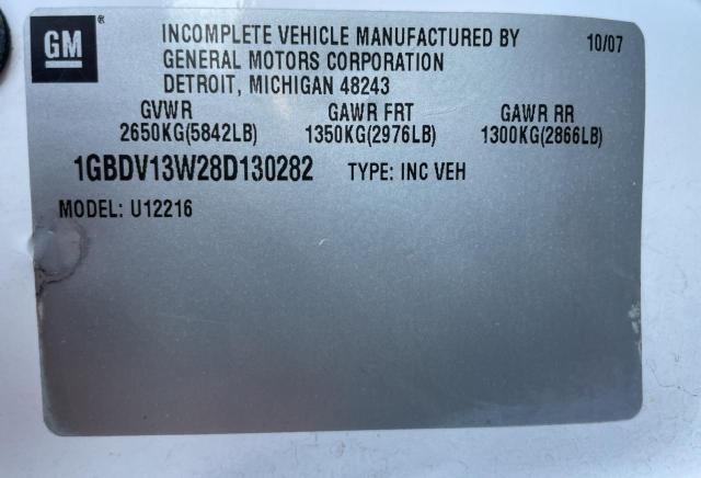Photo 10 from auction – 2008 CHEVROLET UPLANDER I with VIN 1GBDV13W28D130282