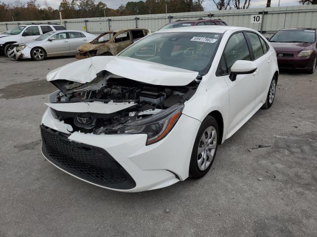 TOYOTA COROLLA LE 2022 with VIN JTDEPMAEXN3019129 - Photo from auction