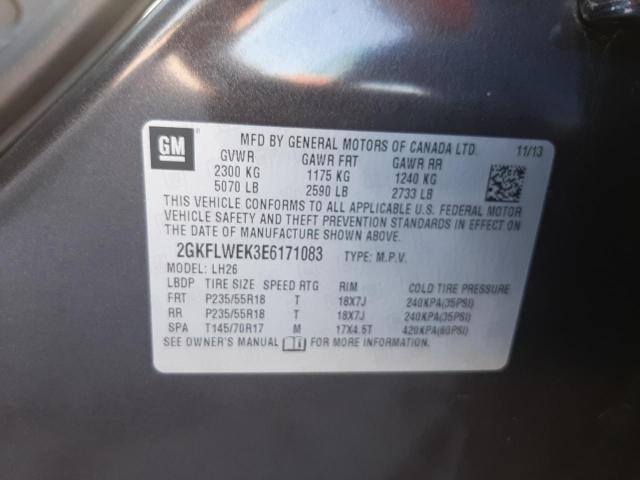 Photo 14 from auction – 2014 GMC TERRAIN SL with VIN 2GKFLWEK3E6171083