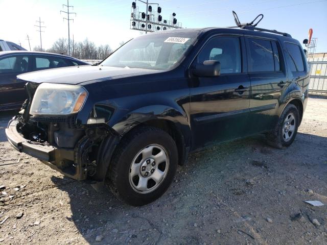 HONDA PILOT LX 2011 with VIN 5FNYF4H21BB106055 - Photo from auction