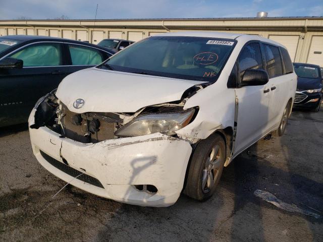 TOYOTA SIENNA 2011 with VIN 5TDZK3DC9BS020481 - Photo from auction