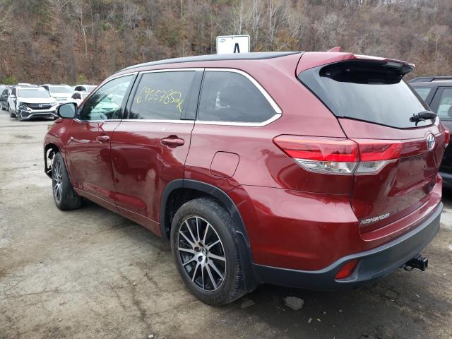 Photo 2 from auction – 2017 TOYOTA HIGHLANDER with VIN 5TDJZRFH6HS465628