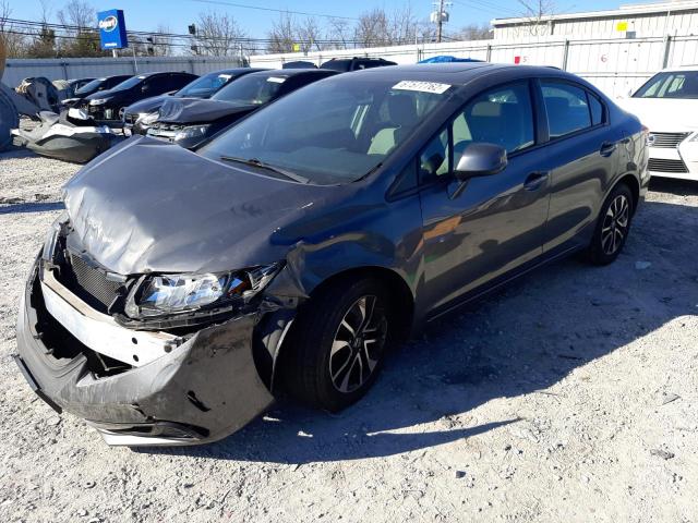 HONDA CIVIC EX 2013 with VIN 19XFB2F81DE088728 - Photo from auction