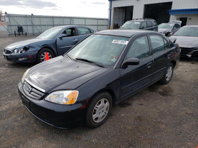 HONDA CIVIC LX 2002 with VIN JHMES16542S000033 - Photo from auction