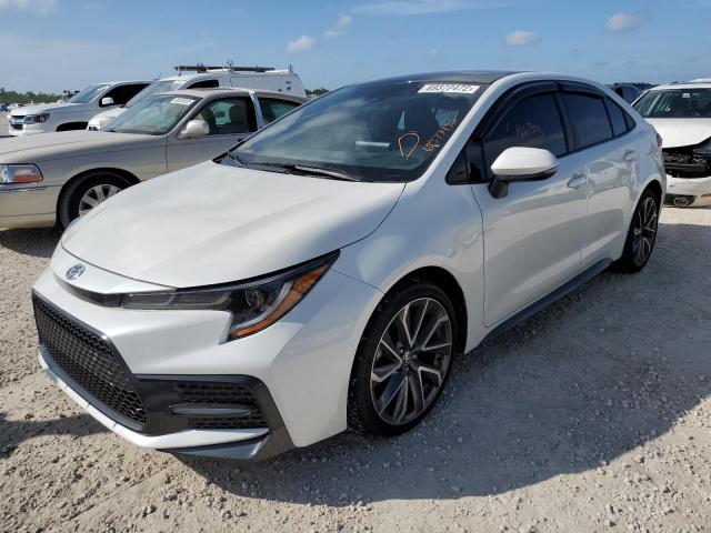 TOYOTA COROLLA SE 2021 with VIN 5YFS4MCE0MP088863 - Photo from auction