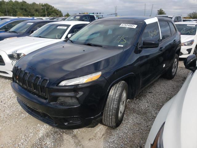 Photo 1 from auction – 2016 JEEP CHEROKEE S with VIN 1C4PJLABXGW127360