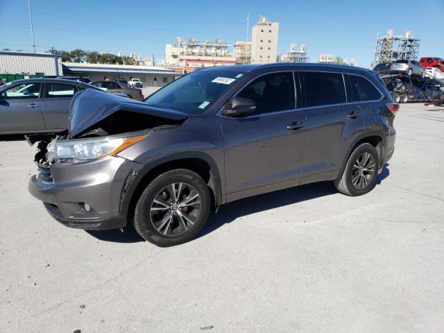 TOYOTA HIGHLANDER 2016 with VIN 5TDKKRFH3GS500181 - Photo from auction