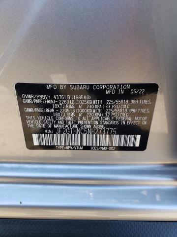 Photo 14 from auction – 2022 SUBARU CROSSTREK with VIN JF2GTHNC5NH273775
