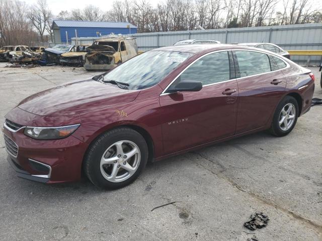 CHEVROLET MALIBU LS 2016 with VIN 1G1ZB5ST7GF304996 - Photo from auction