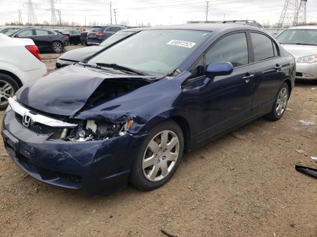 HONDA CIVIC LX 2010 with VIN 19XFA1F52AE003670 - Photo from auction