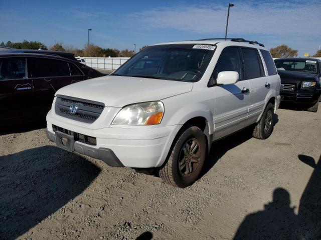 HONDA PILOT EXL 2005 with VIN 2HKYF18595H516648 - Photo from auction