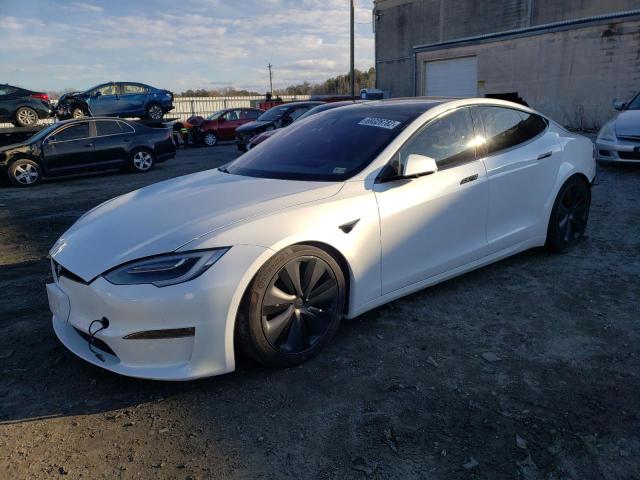 TESLA MODEL S 2021 with VIN 5YJSA1E55MF441713 - Photo from auction