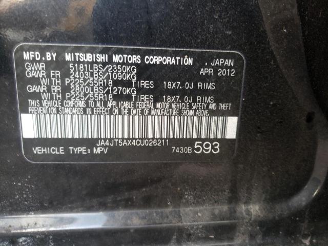 Photo 14 from auction – 2012 MITSUBISHI OUTLANDER with VIN JA4JT5AX4CU026211