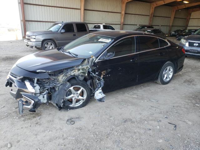 CHEVROLET MALIBU LS 2017 with VIN 1G1ZC5ST6HF262478 - Photo from auction