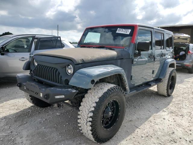 JEEP WRANGLER U 2015 with VIN 1C4BJWEGXFL652016 - Photo from auction