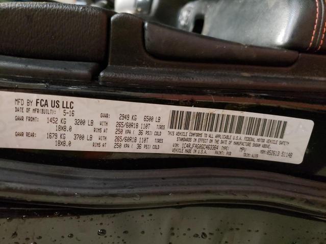 Photo 14 from auction – 2016 JEEP GRAND CHER with VIN 1C4RJFAG0GC463364