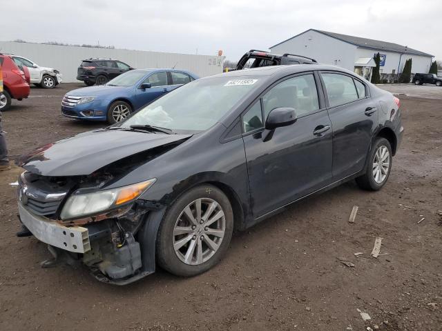 HONDA CIVIC EX 2012 with VIN 19XFB2F8XCE028395 - Photo from auction