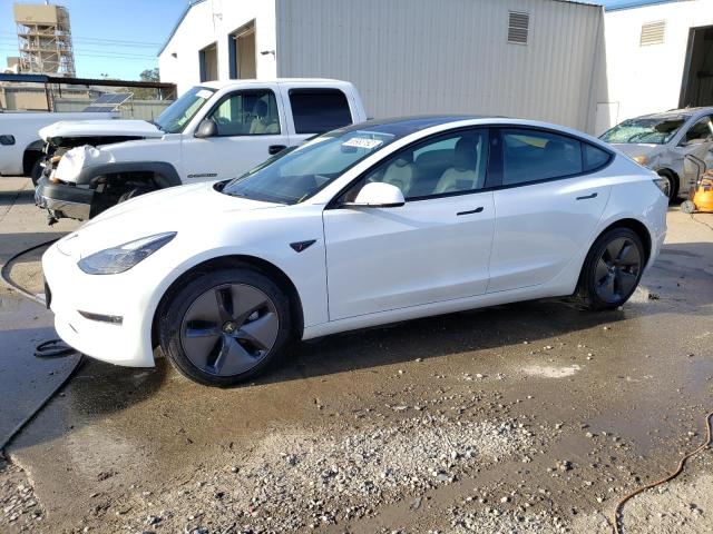TESLA MODEL 3 2021 with VIN 5YJ3E1EA3MF100476 - Photo from auction
