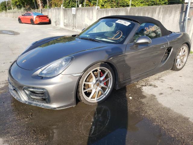 PORSCHE BOXSTER S 2015 with VIN WP0CB2A88FK130144 - Photo from auction