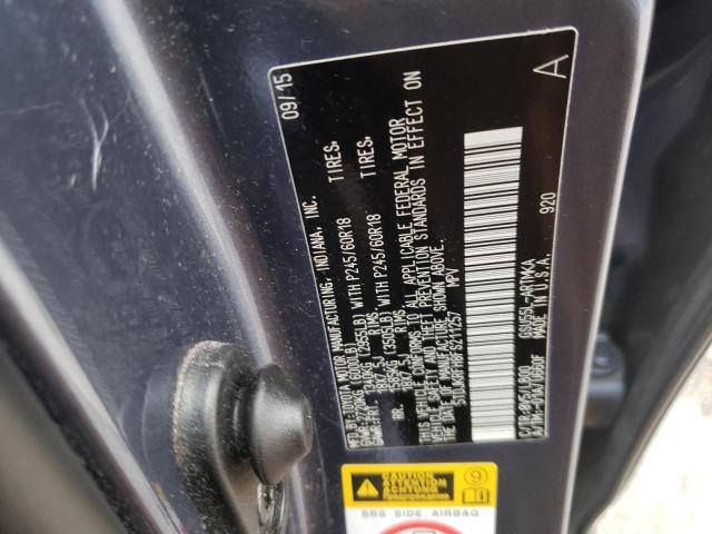 Photo 14 from auction – 2015 TOYOTA HIGHLANDER with VIN 5TDJKRFH8FS211257