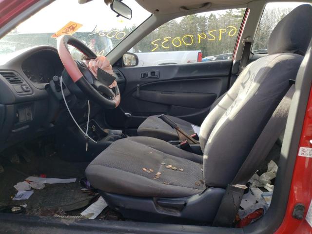 Photo 7 from auction – 1996 HONDA CIVIC with VIN 2HGEJ6340TH123531