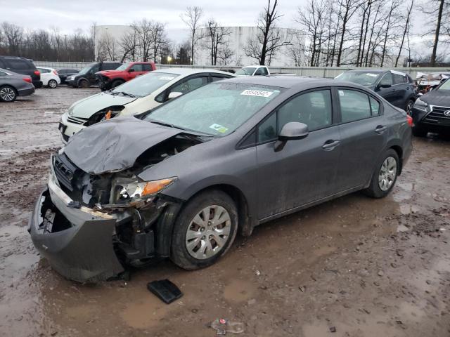 HONDA CIVIC LX 2012 with VIN 2HGFB2F56CH330570 - Photo from auction