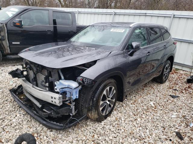 TOYOTA HIGHLANDER 2022 with VIN 5TDGBRCH1NS077446 - Photo from auction