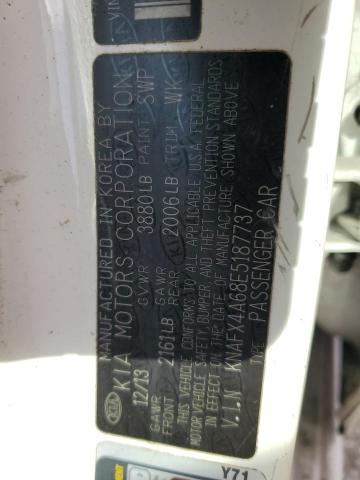 Photo 10 from auction – 2014 KIA FORTE LX with VIN KNAFX4A68E5187737