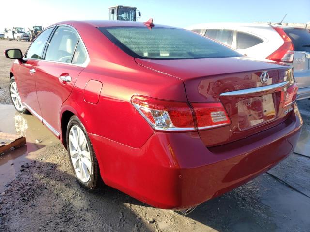 Photo 3 from auction – 2011 LEXUS ES 350 with VIN JTHBK1EG0B2424248