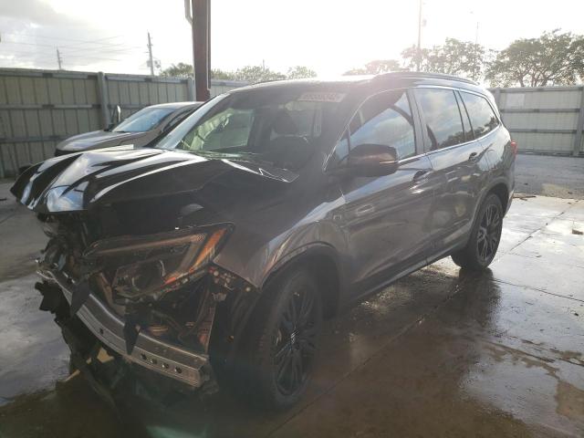 HONDA PILOT SE 2022 with VIN 5FNYF5H28NB014631 - Photo from auction