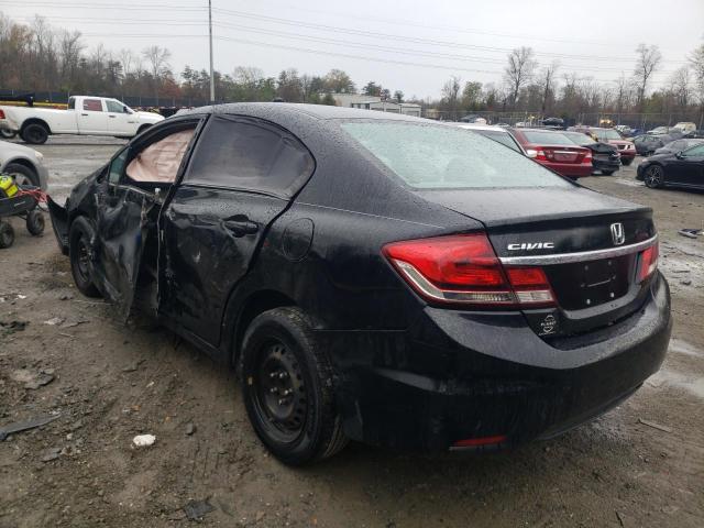 Photo 2 from auction – 2013 HONDA CIVIC LX with VIN 19XFB2F52DE275529