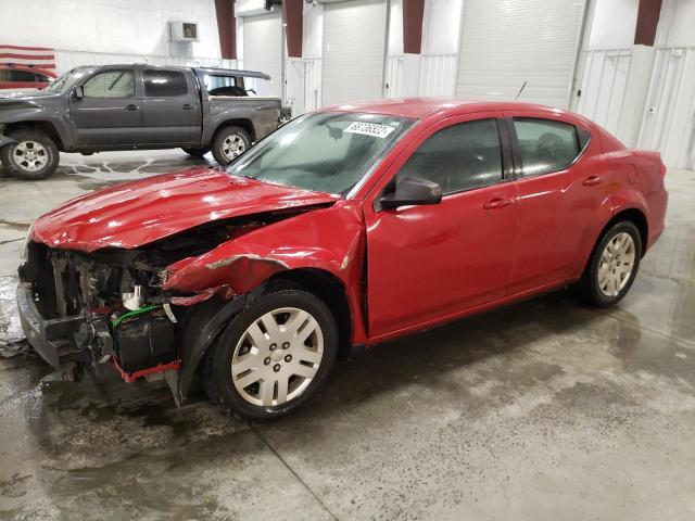 DODGE AVENGER SE 2014 with VIN 1C3CDZAB3EN110383 - Photo from auction