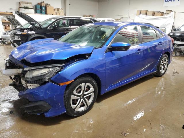 HONDA CIVIC LX 2016 with VIN 19XFC2F51GE046938 - Photo from auction
