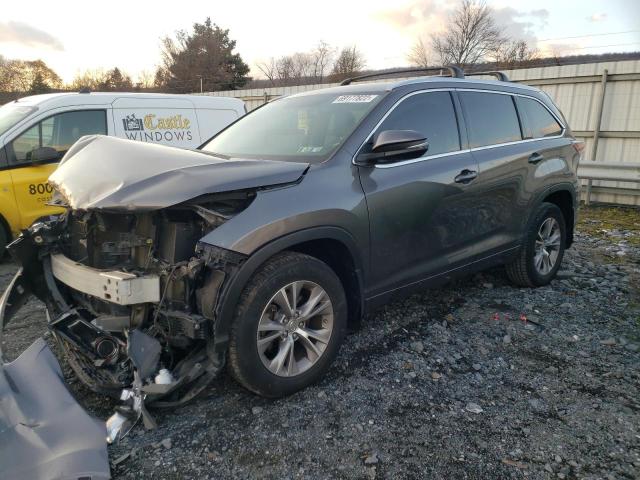 TOYOTA HIGHLANDER 2015 with VIN 5TDJKRFH4FS128344 - Photo from auction