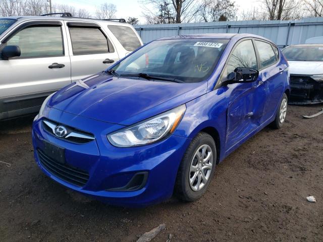 HYUNDAI ACCENT GLS 2012 with VIN KMHCT5AE3CU015645 - Photo from auction