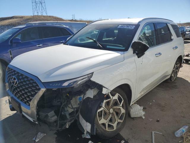 HYUNDAI PALISADE C 2022 with VIN KM8R7DHE2NU384966 - Photo from auction
