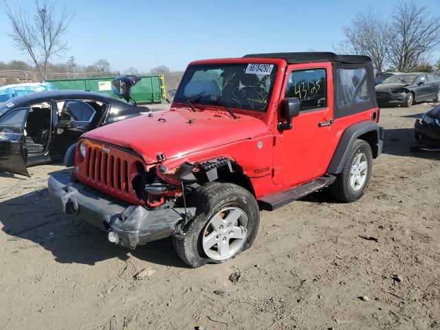 Photo 1 from auction – 2016 JEEP WRANGLER S with VIN 1C4AJWAG2GL228137