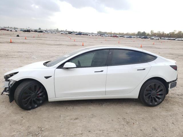 TESLA MODEL 3 2022 with VIN 5YJ3E1EC3NF127017 - Photo from auction