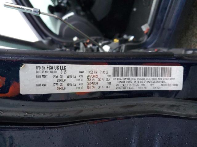 Photo 14 from auction – 2015 DODGE DURANGO R/ with VIN 1C4SDJCT2FC953762