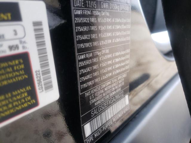 Photo 14 from auction – 2016 LAND ROVER RANGE ROVE with VIN SALGS2EFXGA266222