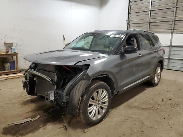 FORD EXPLORER L 2022 with VIN 1FM5K8FW8NNA01686 - Photo from auction