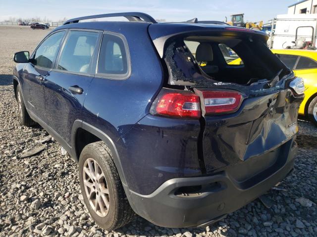 Photo 2 from auction – 2016 JEEP CHEROKEE S with VIN 1C4PJLAB6GW126299