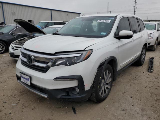 HONDA PILOT EX 2021 with VIN 5FNYF5H32MB010694 - Photo from auction