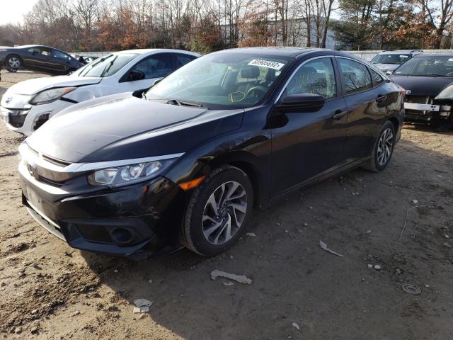 HONDA CIVIC EX 2018 with VIN 19XFC2F87JE202093 - Photo from auction