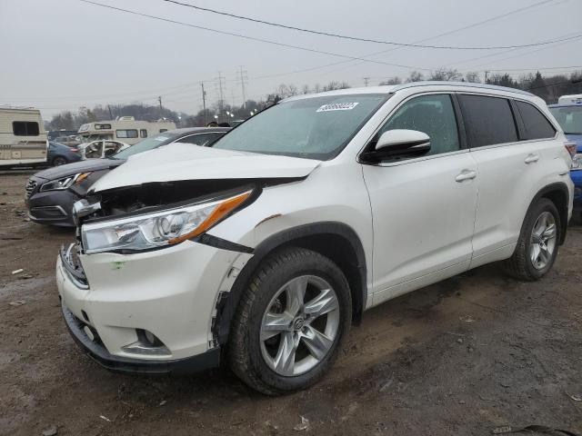 TOYOTA HIGHLANDER 2016 with VIN 5TDDKRFH1GS310601 - Photo from auction